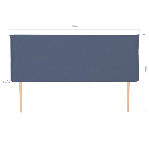 Really Nice Things hoofdbord Edmond - 165 cm - blauw