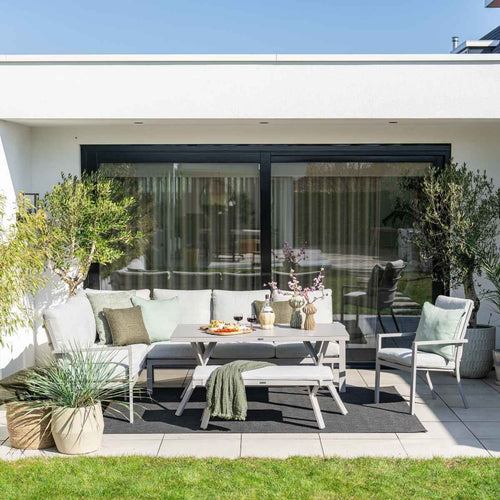 Garden Impressions lounge dining set Senja valley sand - 3-delig links - vtwonen shop