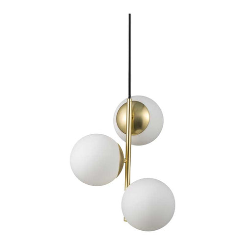 Nordlux Lilly Hanglamp - 3-lichts E14 - Messing