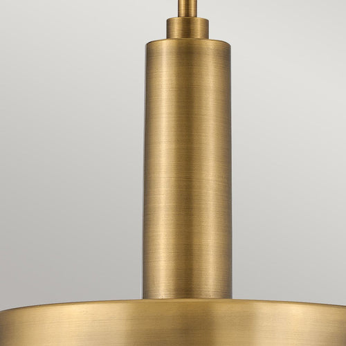 Zylindrische Pendelleuchte, modernes Messing, lackiert, 2 x E27