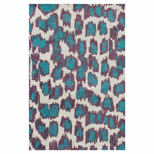 Lola&Moi vloerkleed Blue Duck - blauw - 170x240cm
