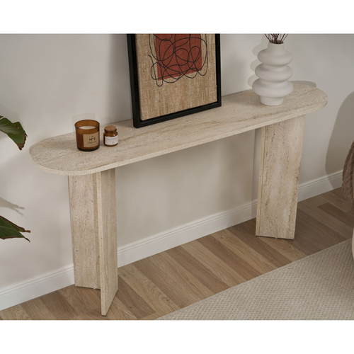 Calicosy - SIRA Design haltafel - Zwart hout - 35x150x75 cm