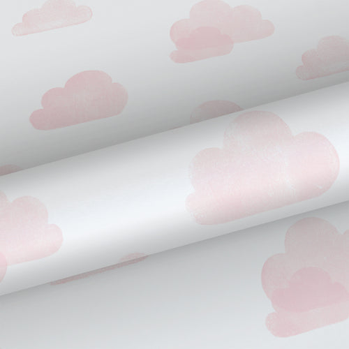 Walls4You behang wolkjes licht roze - 53 cm x 10.05 m - 935302 - vtwonen shop
