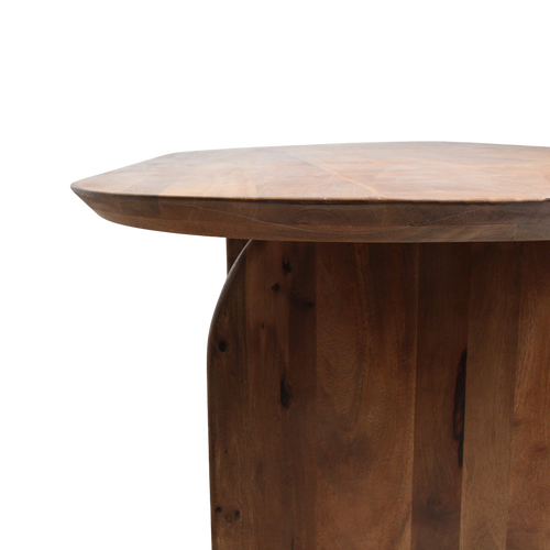 Raw materials eettafel Bullnose dicht - bruin - 180 cm - vtwonen shop