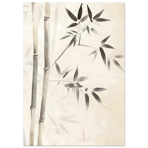 Artfulprints  Boho – Bamboo lines   poster A4 21x29.7 cm - vtwonen shop