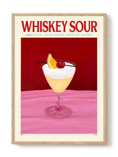 Elin PK - Whiskey Sour - PSTR studio Kunst Poster - vtwonen shop