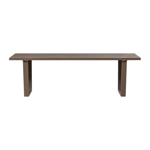 WOOOD tuintafel Bear - Aluminium - Bruin - 75x240x87