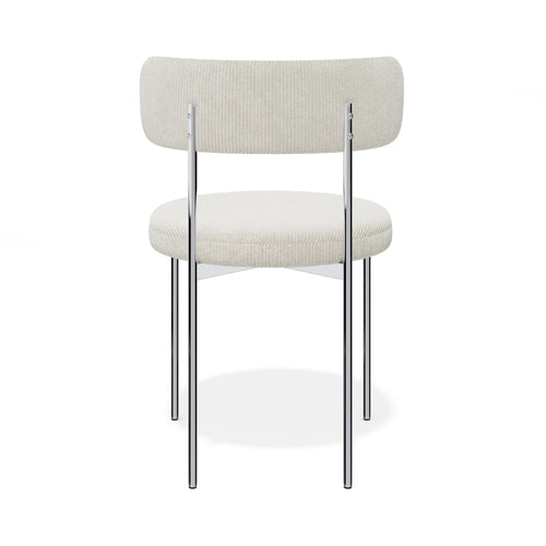 Premium Interiors - Set van 2 stoelen MUSE - corduroy crème 52cm