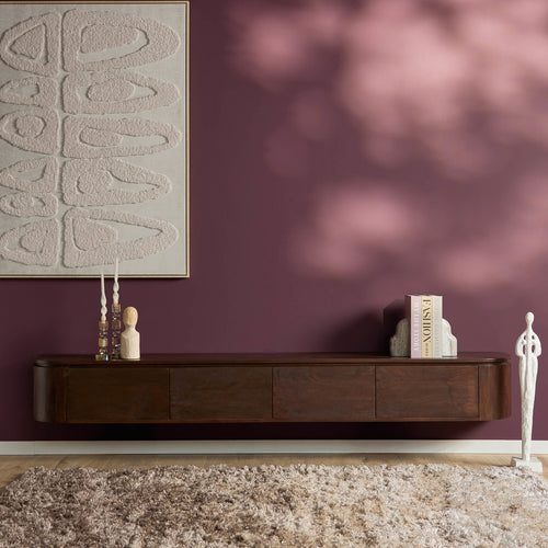 Starfurn Tv-meubel Excellent - Bruin Hout - 240x35x30cm