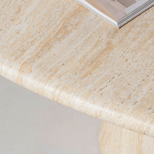 DÉJA Living Eettafel Vejen - Lichtbruin Composiet - 130x130x76cm - vtwonen shop