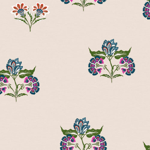 Joules Vliesbehang - Indienne Block Print Dawn