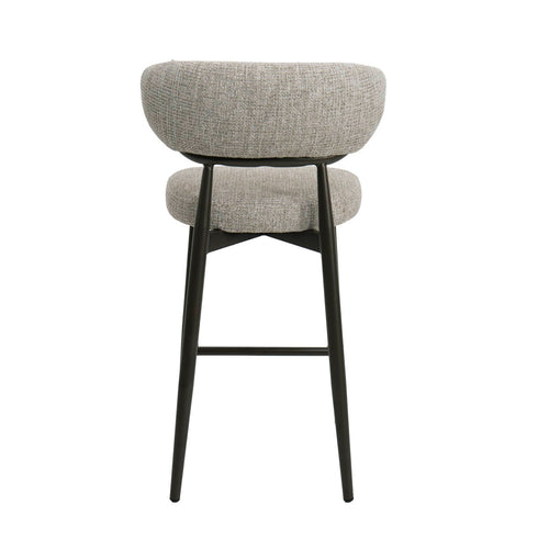 DÉJA Living Barkruk Milan - Beige/Brons - Zithoogte 75cm - Set van 2