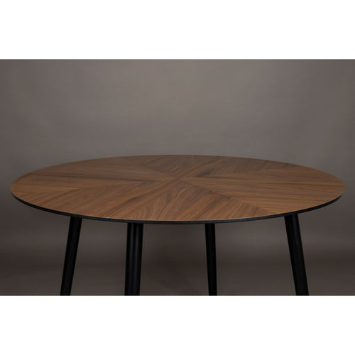 Dutchbone Clover Eettafel Rond 120 cm Hout - Bruin - vtwonen shop