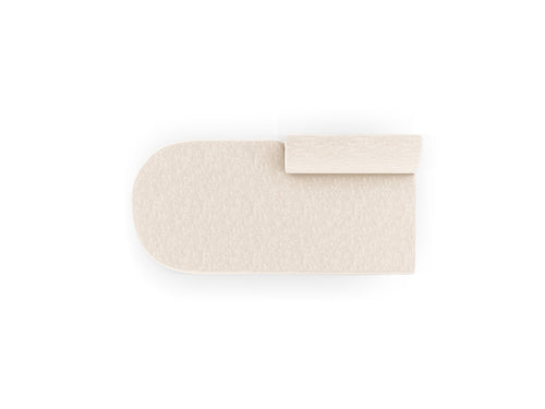 Micadoni - Module "Miley" 2 zitplaatsen, structurele stof ivoor - 90x158x70cm