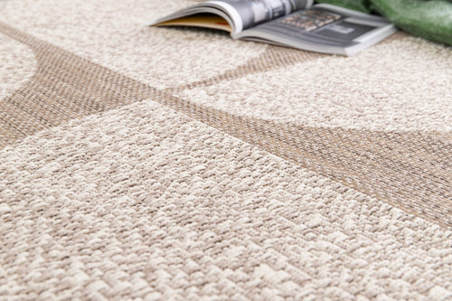 AFK Living vloerkleed Halv - voor binnen en buiten - beige - 160 x 230 cm