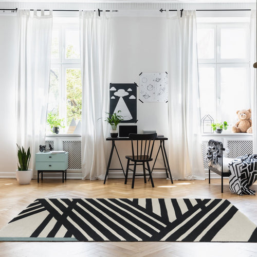 AFK Living vloerkleed Stripe - handgemaakt - Katoen - 160 x 230 cm - vtwonen shop