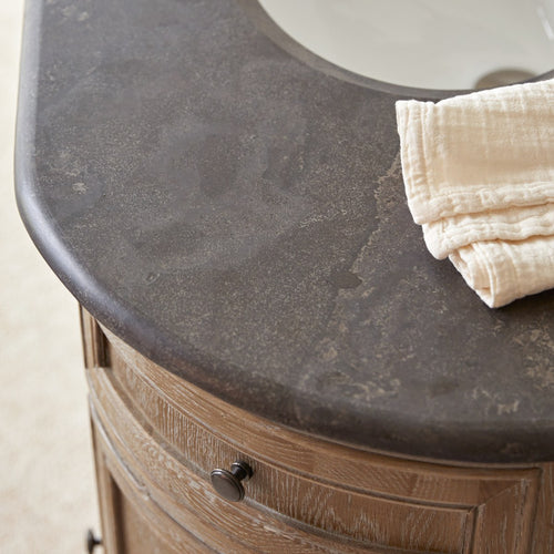 Tikamoon Badkamermeubel in eiken en steen 110 cm - Naturel - vtwonen shop