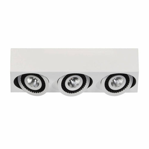 Highlight spot Eye - 3 lichts - 37  x 9   cm - wit - vtwonen shop