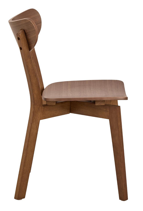 Rebellenclub Eetkamerstoel Roskilde - Set Van 2 - Walnoot - vtwonen shop
