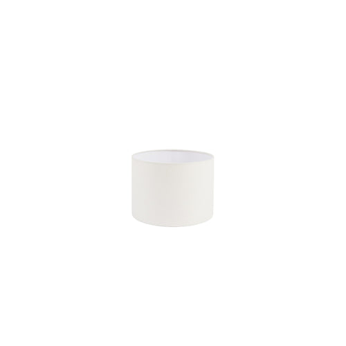 Light & Living lampenkap Linen - wit - Ø25cm