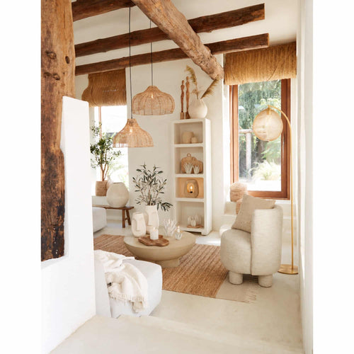Light & Living vloerlamp Moroc - goud - Ø30cm
