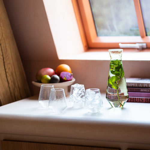 Brût Homeware | Waterglas Claude | Set van 4 | Wijnglas | 400ML | helder