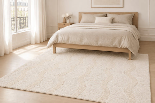 AFK Living vloerkleed Pemberley - reliëfeffect - beige - 200 x 290 cm