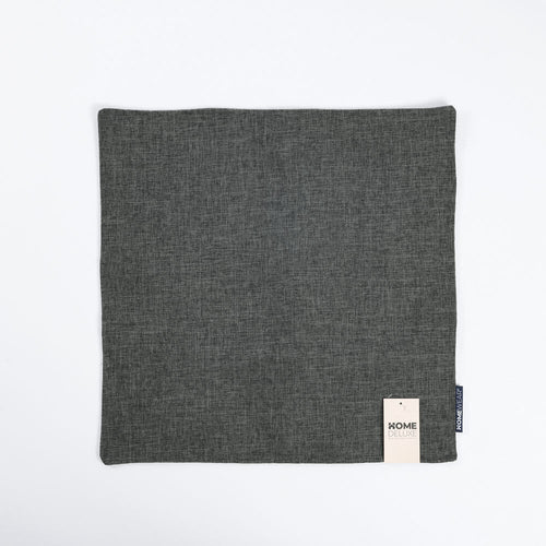 HOME DELUXE Linnen kussenhoes CHARM - antraciet