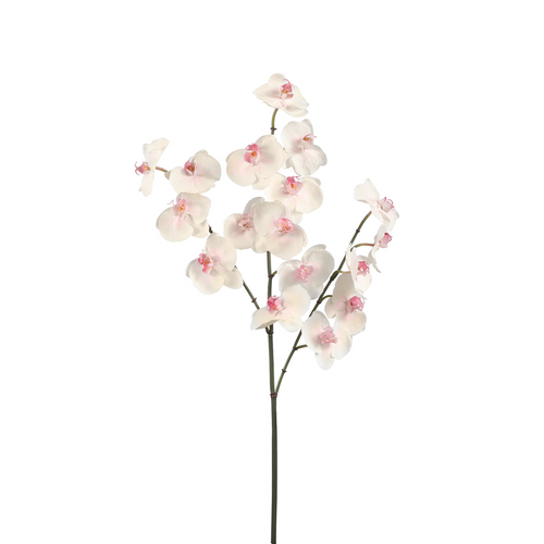 Sia Deco Orchidee Phalaenopsis Steel Kunstmatig - roze en wit - H66 - vtwonen shop