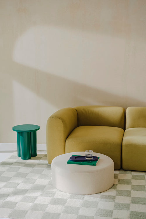 noo.ma FOLK Poef - Cream Beige - vtwonen shop