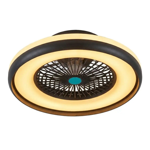 Freelight plafondventilator Ventola - 1 lichts - 60  x 23   cm - zwart