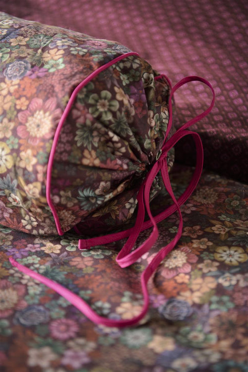 Pip Studio decoratiekussen Tutti i Fiori Roll - 22x70 cm - donker rood