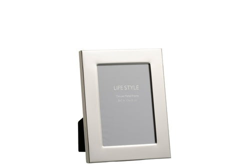 J-Line fotolijst Brede Boord - metaal - zilver - medium - 2 stuks - vtwonen shop