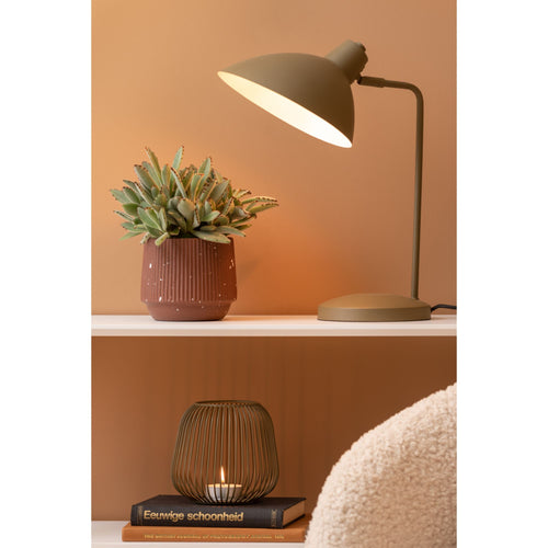 Leitmotiv tafellamp Casque - groen - 180x32x49cm