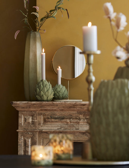 Light & Living vaas BRADLEY - Ø17x60cm - groen - vtwonen shop