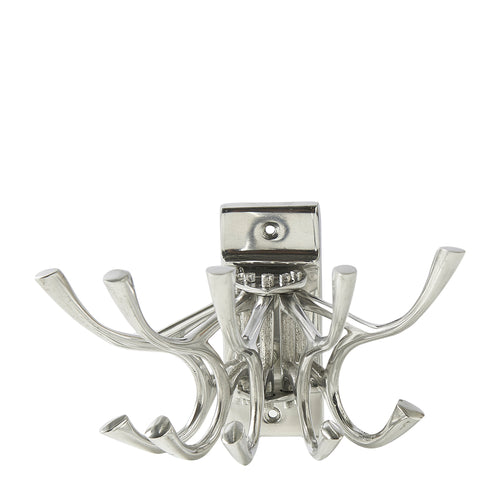 Rivièra Maison Triple Hook - Aluminium - Zilver - vtwonen shop