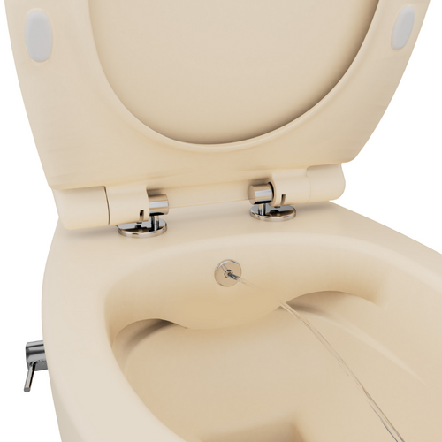 Isvea Wc Toilet Badkamer Hangend Bidet Ivoor Inclusief Softclose Toiletbril - vtwonen shop