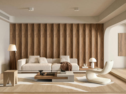 AFK Living vloerkleed Osmose - reliëfeffect - kastanje - 160 x 230 cm
