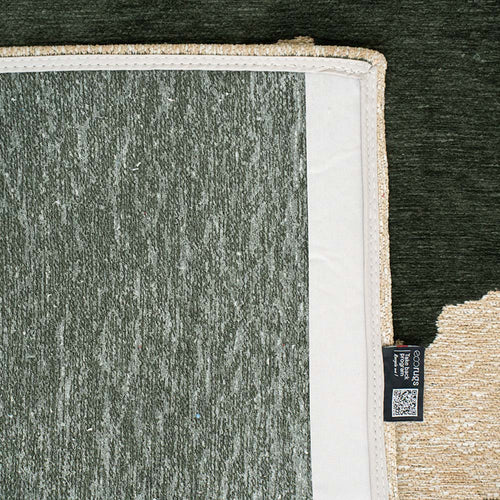 Louis De Poortere binnen & buiten machinewasbaar vloerkleed Craft Ribbon van 70% gerecycled PET - groen - 170x235cm