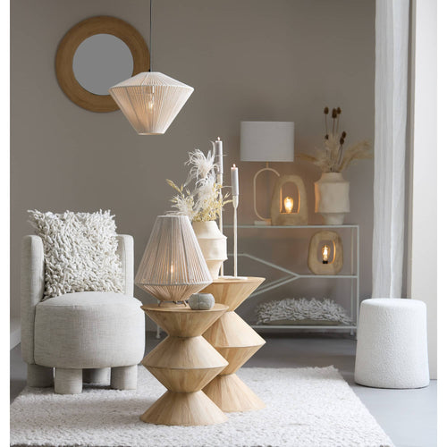 Light & Living side table Larus - naturel - Ø40cm - vtwonen shop