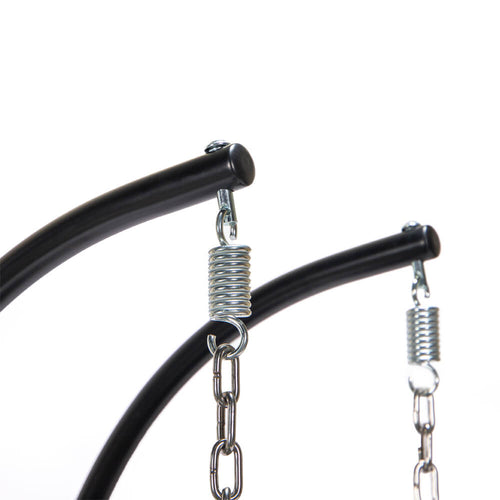 Home Deluxe Polyrotan Hangstoel TWIN Zwart Met Regenhoes - vtwonen shop