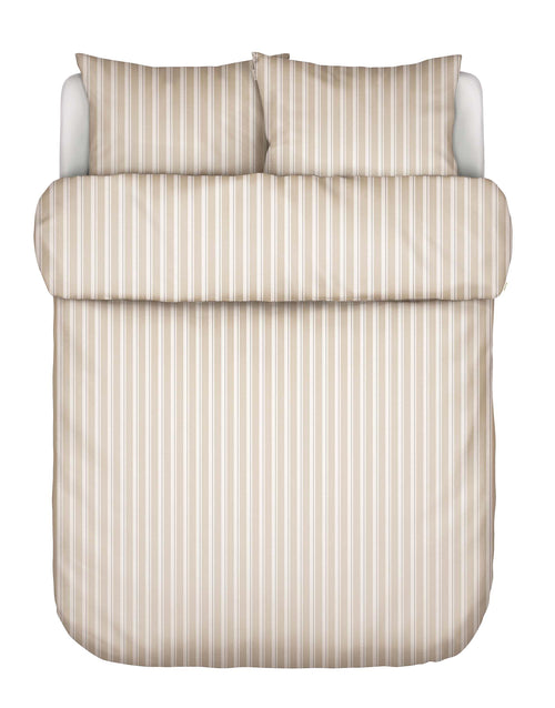 Marc O'Polo Steffe dekbedovertrek - Lits-Jumeaux - 240x200/220 cm - Dark Sand