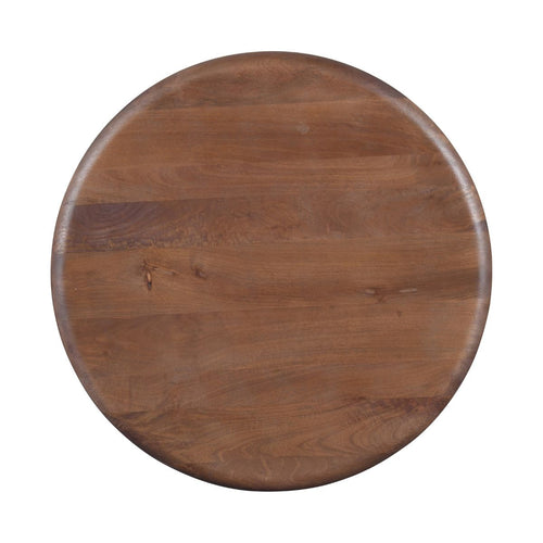 DÉJA Living Salontafel Rota - Rond Donkerbruin Mangohout - 90x90x31cm - vtwonen shop