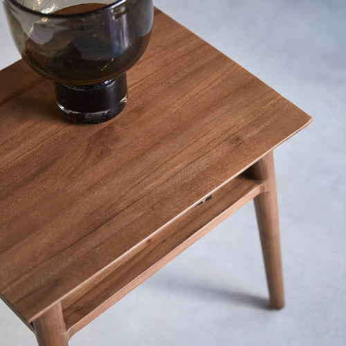 Tikamoon Massief teakhouten banktafel - Naturel