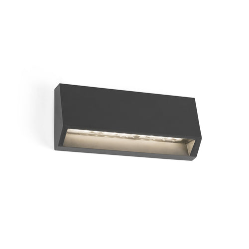 Faro Must-2 - LED Outdoor Medium Wandlamp Donkergrijs IP65