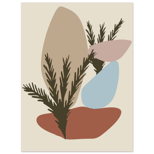 Artfulprints  Boho – Earthy mix   poster 30x40 cm - vtwonen shop