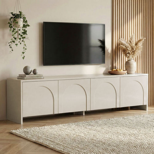 Calicosy - TV-meubel ARCADIA - beige 180x32x45 cm