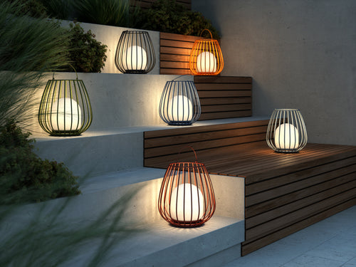 Nordlux Jim Draagbare Tafellamp Buiten - Ø28cm - LED - IP54 - Oranje - vtwonen shop