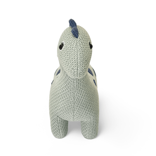Pintado & Lacado knuffeldier Dinosaur - blauw - 42 cm