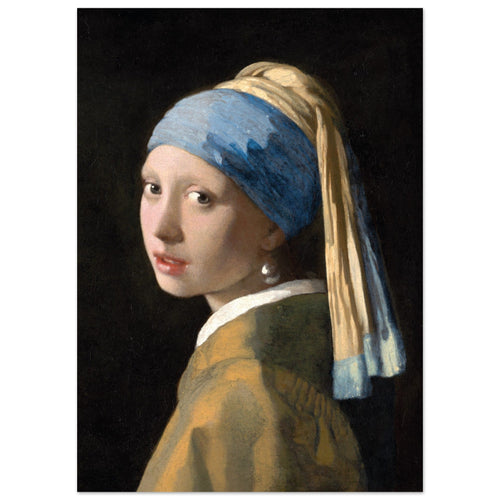 Artfulprints  Johannes Vermeer - Meisje met de parel   poster 50x70 cm - vtwonen shop